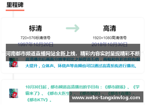 河南都市频道直播网站全新上线，精彩内容实时呈现精彩不断